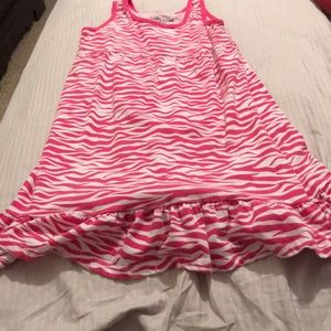 Pink and White Dress